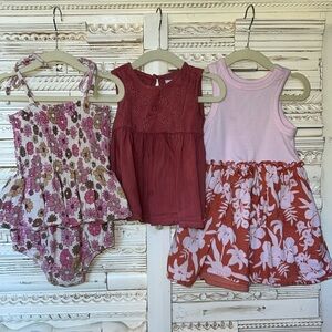 Angel Dear Floral Baby Romper Bundle